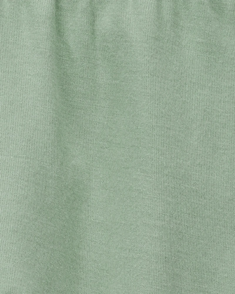 Baby Girl 2-Pack PurelySoft Pull-On Pants - Green/White