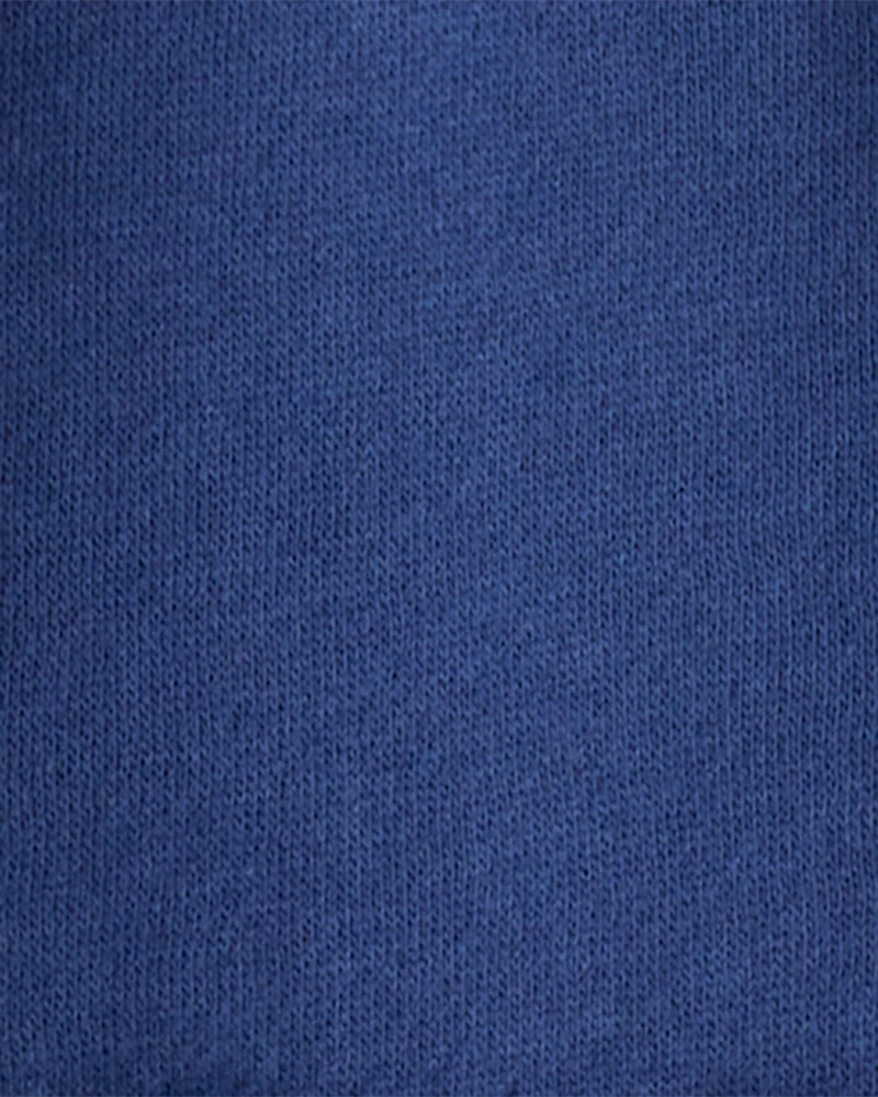 Toddler Boy Solid Fleece Quarter Zip Sweatshirt - Navy