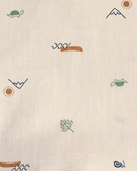 Toddler Boy 2-Piece Chambray Short-Sleeve Top & Pant Set