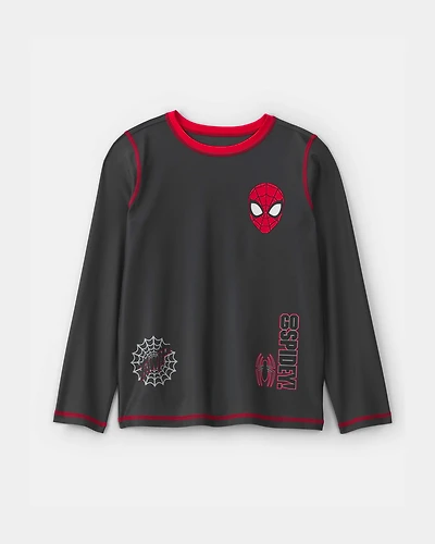 Boys ©Marvel Spider-Man Rashguard - Black