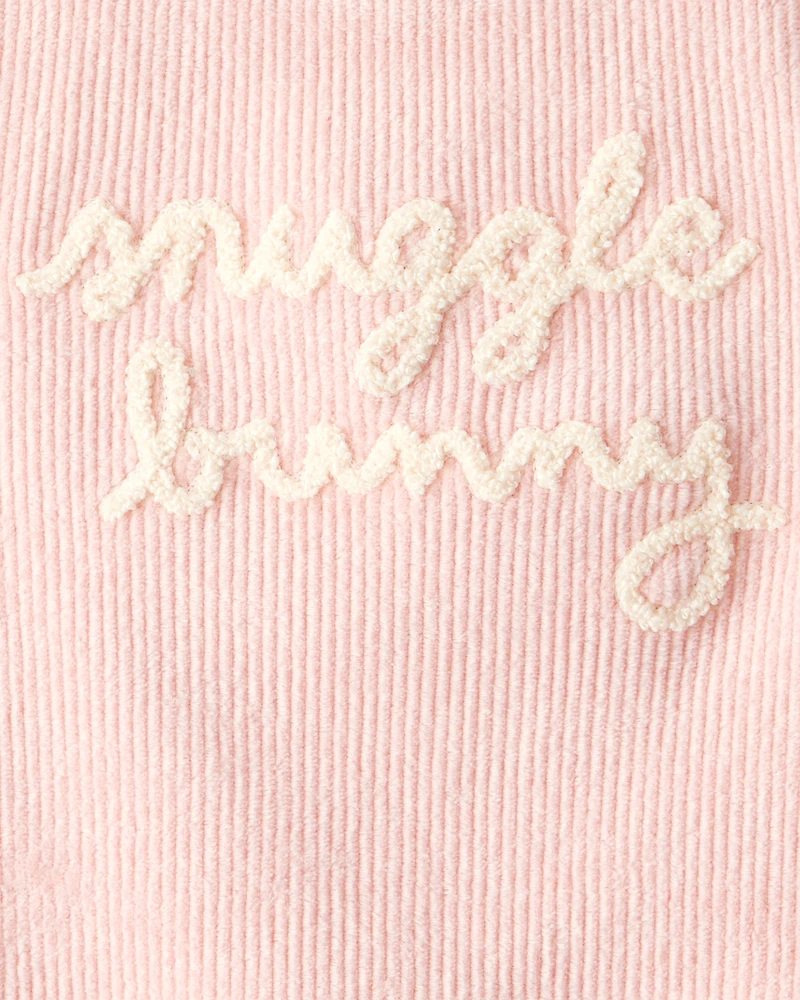 Baby Girl Snuggle Bunny Pullover Sweatshirt - Pink