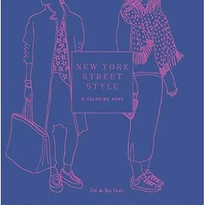 NEW YORK STREET STYLE A COLORING BOOK