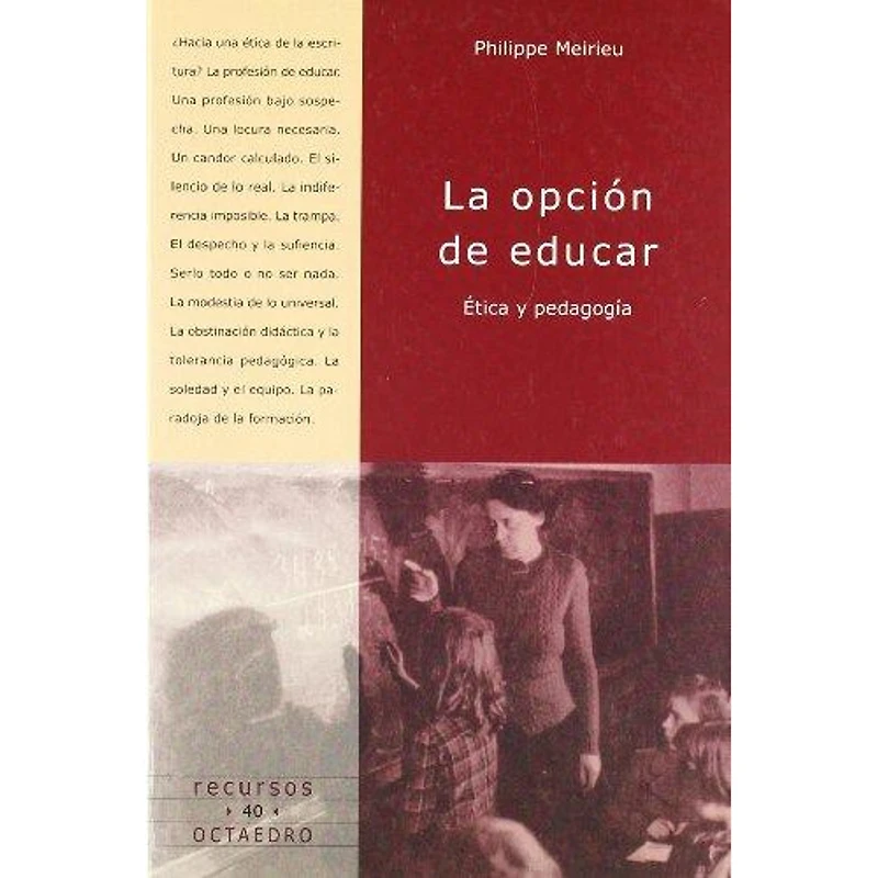 LA OPCION DE EDUCAR