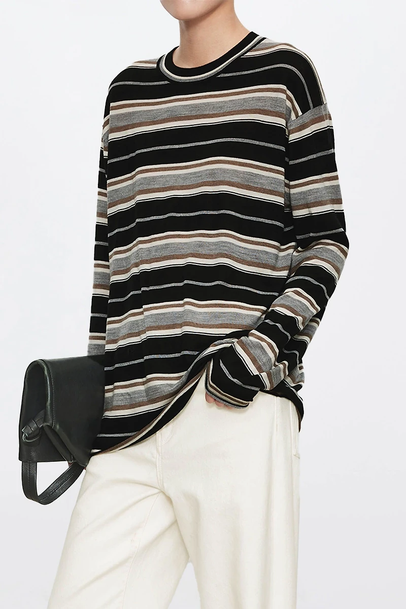 100% Wool Striped Top