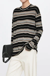 100% Wool Striped Top
