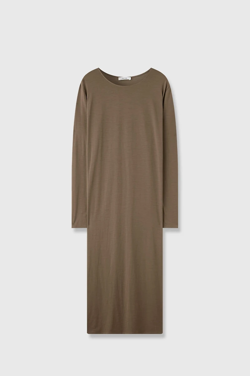 100% Wool Knit Maxi Dress