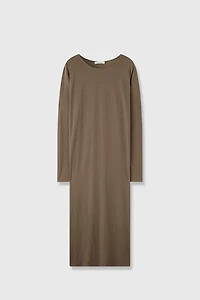 100% Wool Knit Maxi Dress