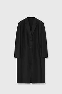 38MM Silk-Wool Crepe Long Blazer