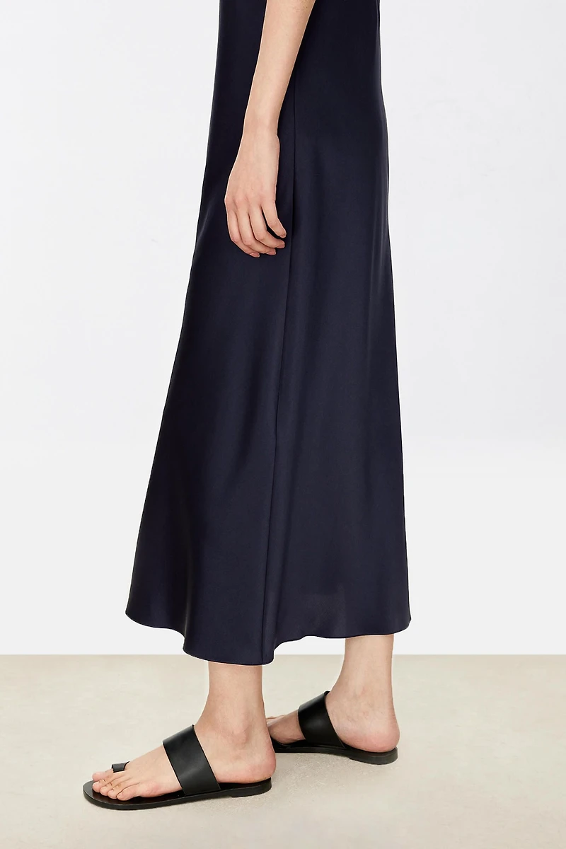 Silk Crepe V-Neck Cami Nightdress