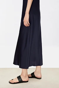 Silk Crepe V-Neck Cami Nightdress