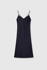 Silk Crepe V-Neck Cami Nightdress