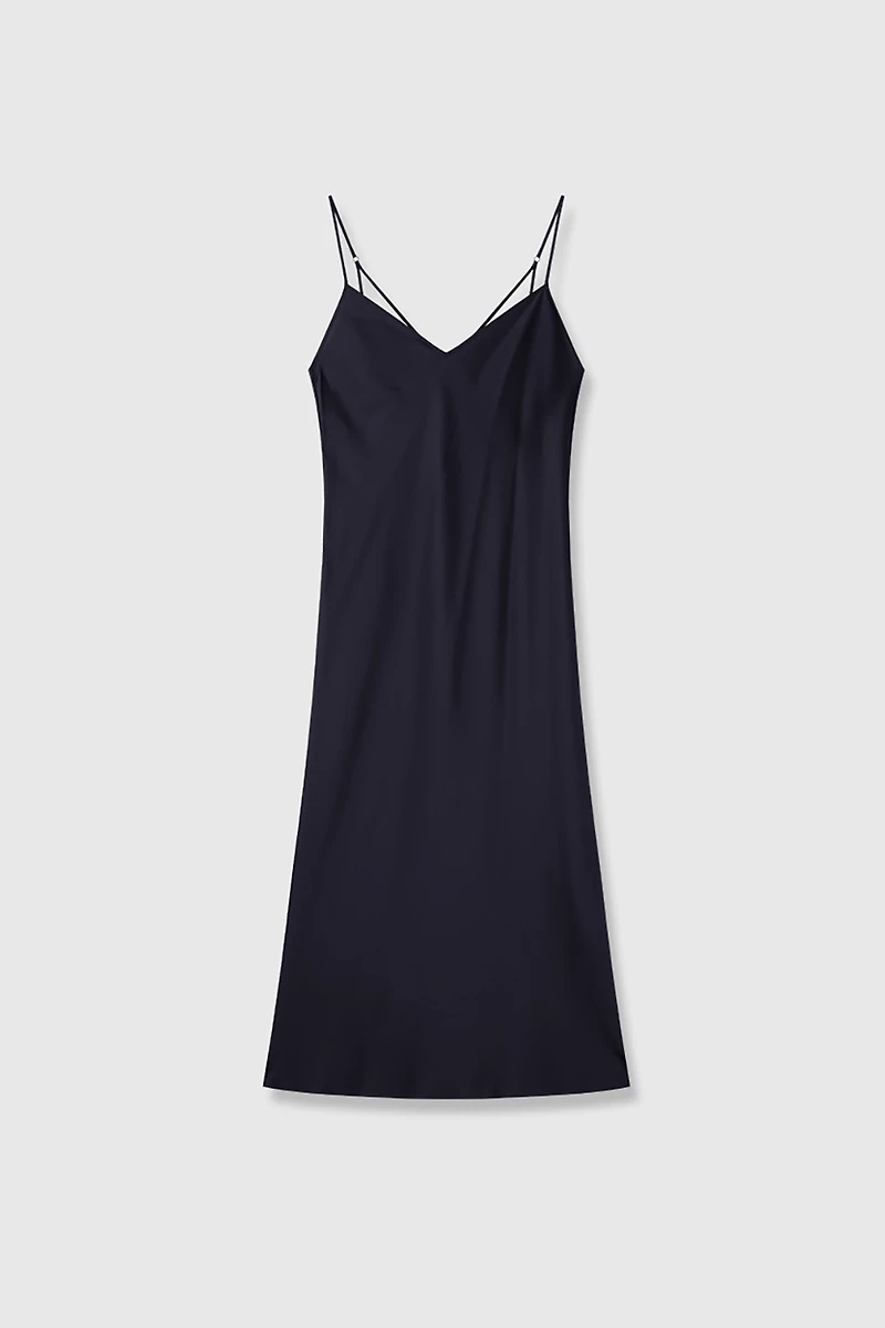 Silk Crepe V-Neck Cami Nightdress