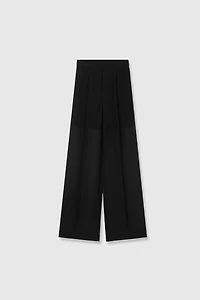 Silk Layered Dress Pants