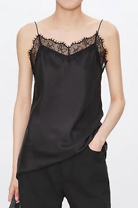 French Lace-neck Camisole Top