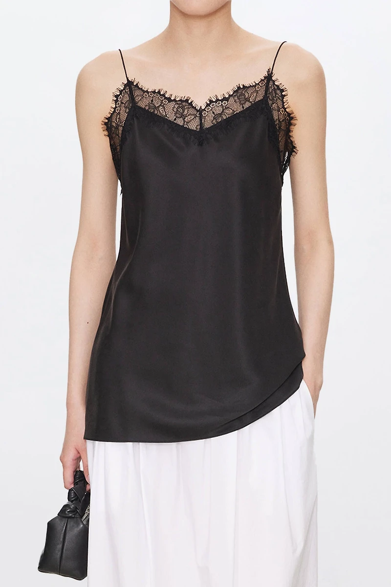 French Lace-neck Camisole Top