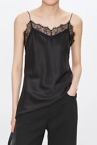 French Lace-neck Camisole Top