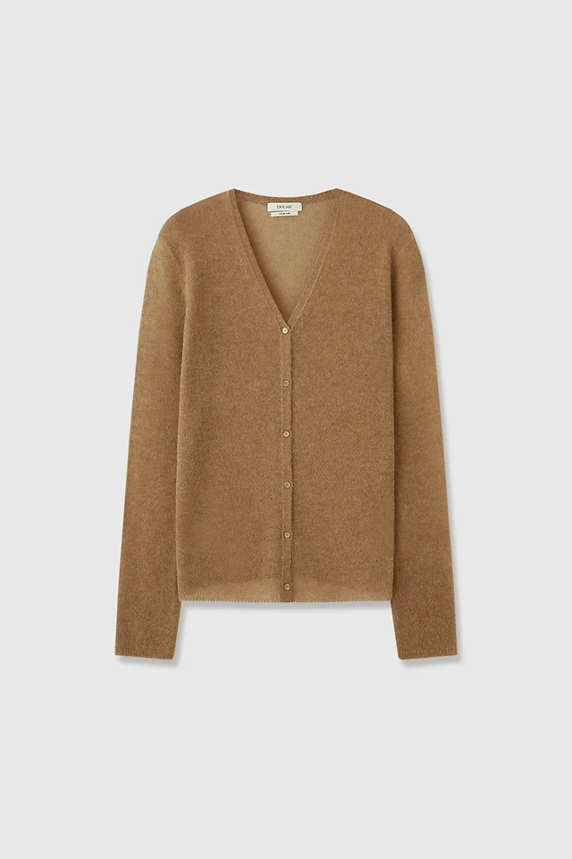 Shop Zara Wool and alpaca argyle cardigan at Beverly Center in Los