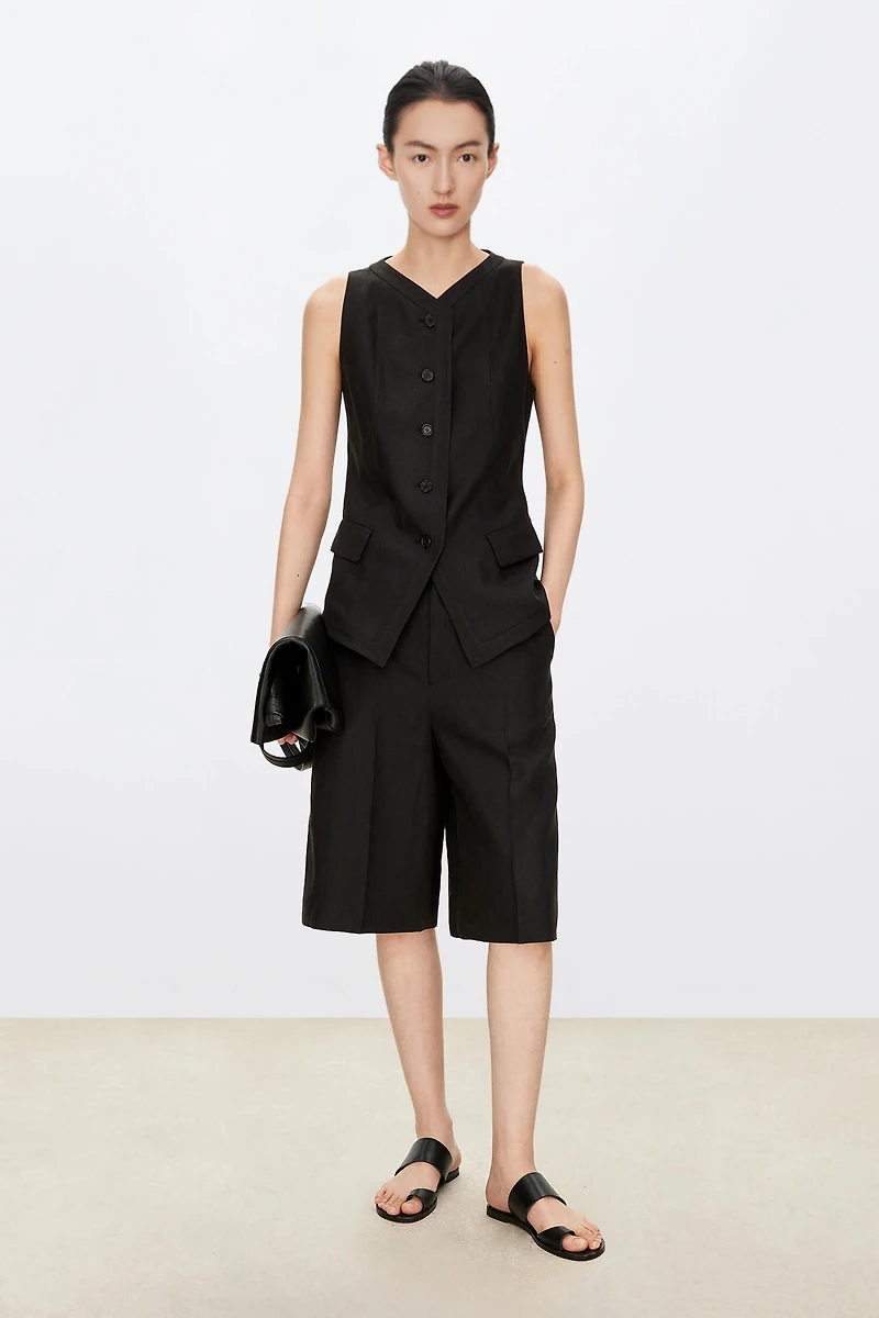 Belgian LIBECO Pure Linen Shorts