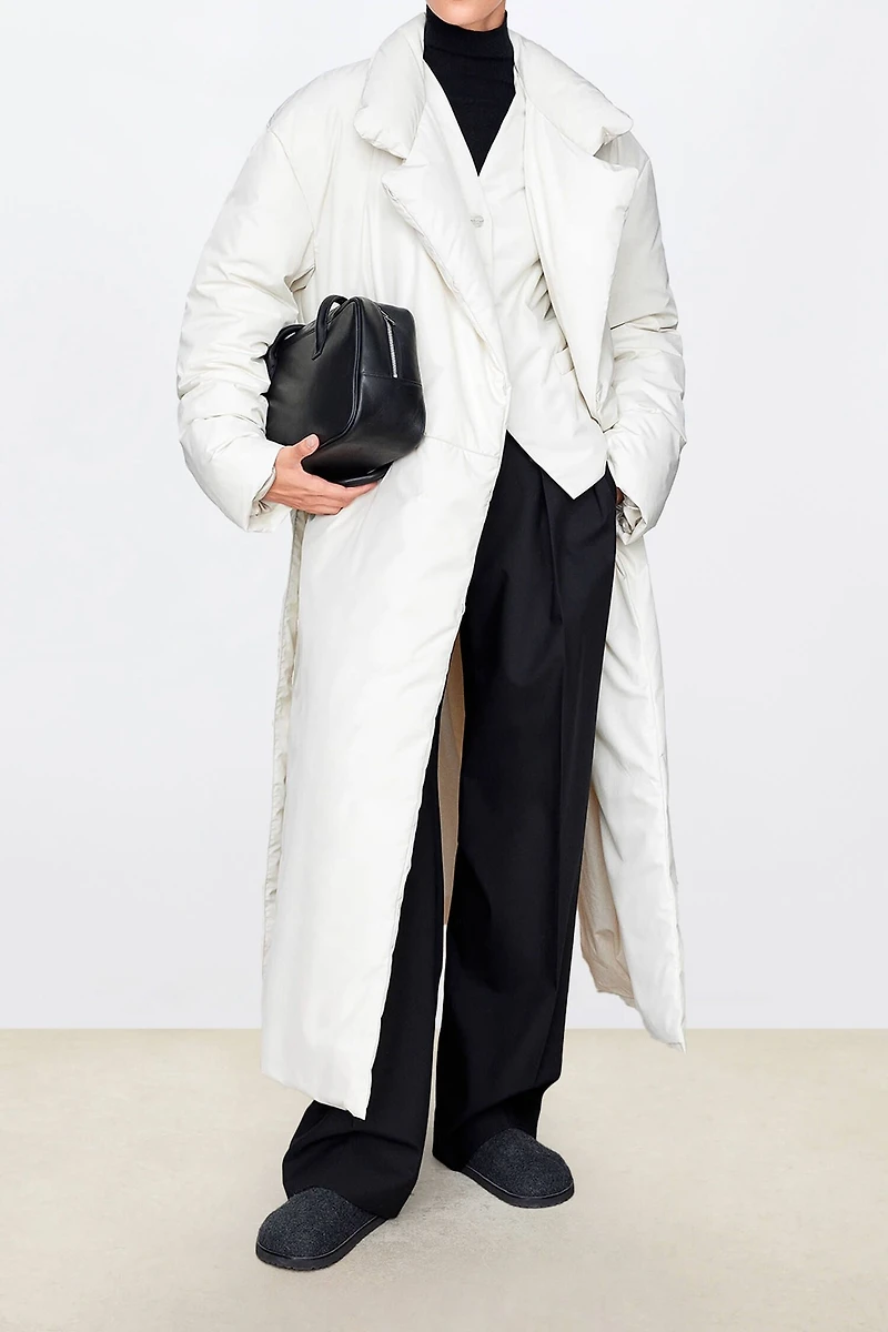 Blazer-Style Down Coat