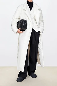 Blazer-Style Down Coat