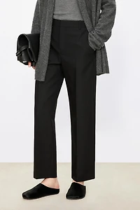 Calf Hair Platform Mule Slips