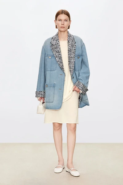 Cashmere Silk Elasticated Skirt