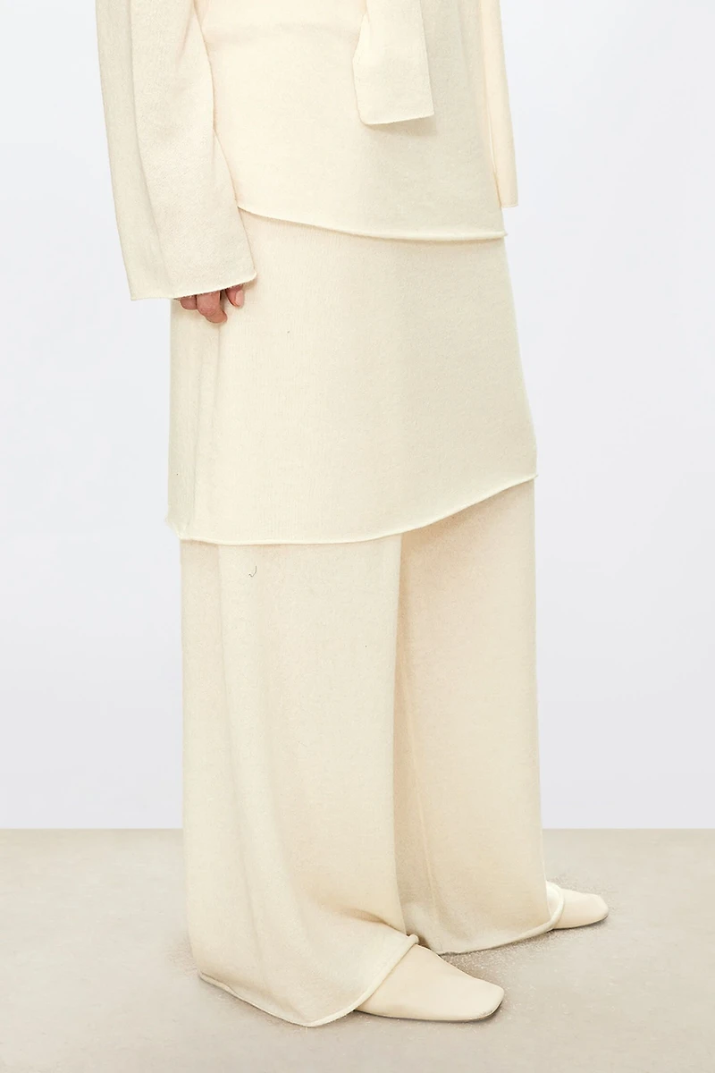 Cashmere Silk Elasticated Skirt