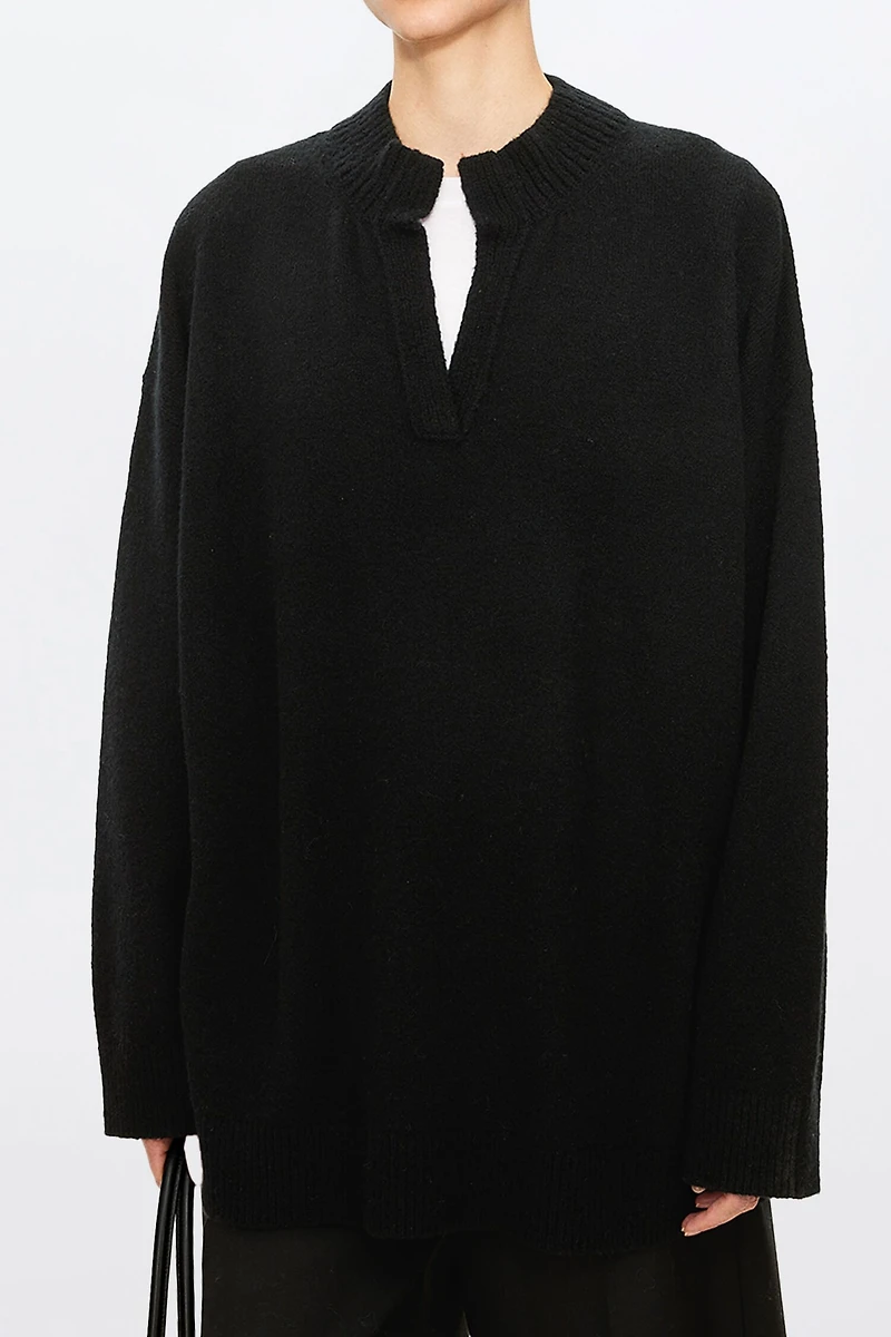 Cashmere V-neck Oversized Sweater