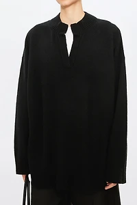 Cashmere V-neck Oversized Sweater