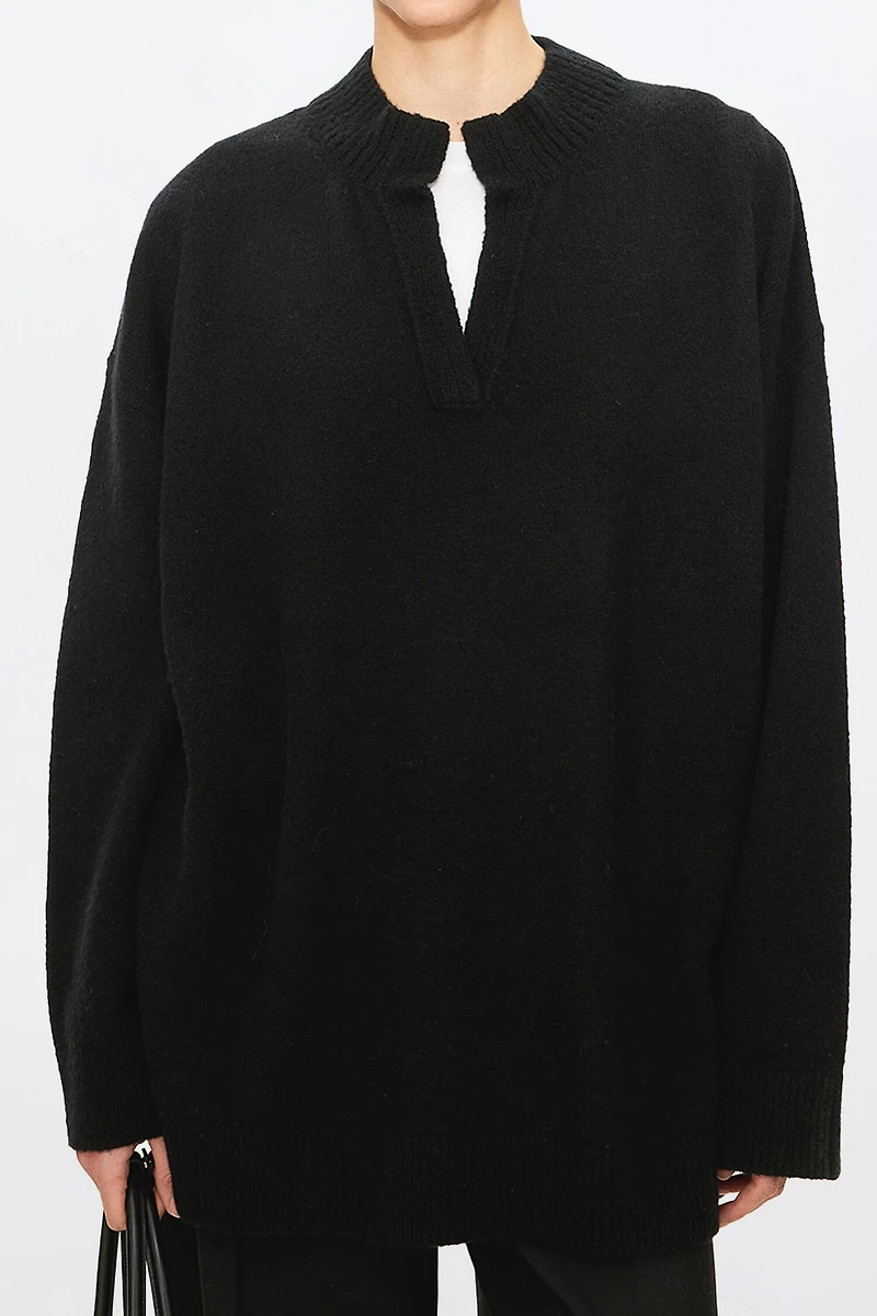 Cashmere V-neck Oversized Sweater