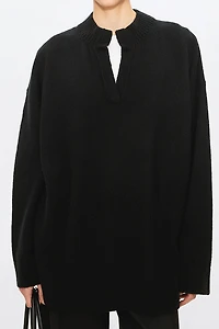 Cashmere V-neck Oversized Sweater