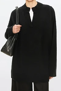 Cashmere V-neck Oversized Sweater