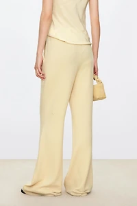 Cashmere Wide-Leg Trousers