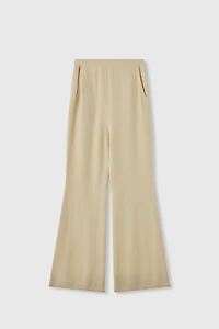Cashmere Wide-Leg Trousers