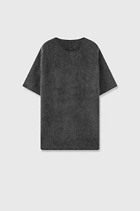 Cashmere Roll-Neck Mid-Sleeve Sweater