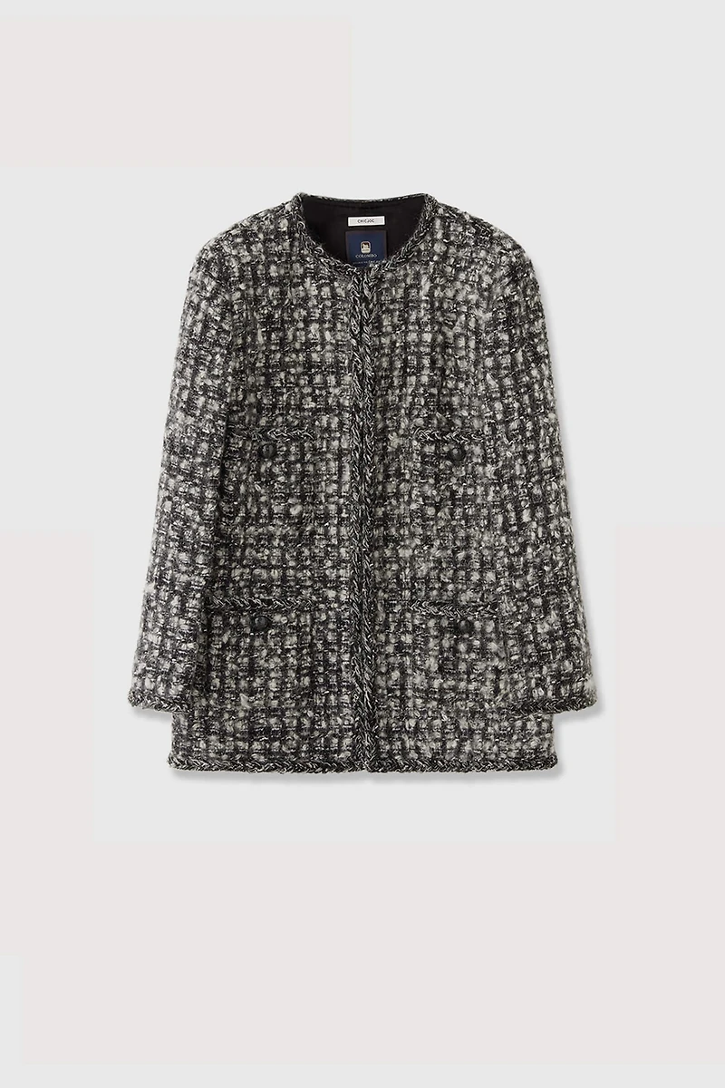 COLOMBO Wool Mohair Tweed Jacket