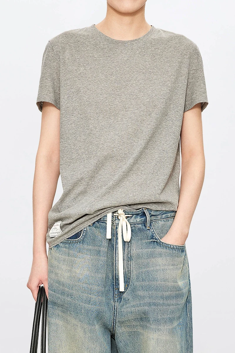 Combed Long-Staple Cotton Short-Sleeve T-Shirt