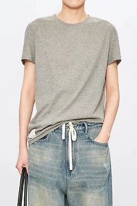 Combed Long-Staple Cotton Short-Sleeve T-Shirt