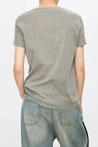 Combed Long-Staple Cotton Short-Sleeve T-Shirt