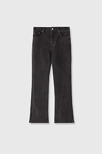 Custom Dye Side-Slit Jeans