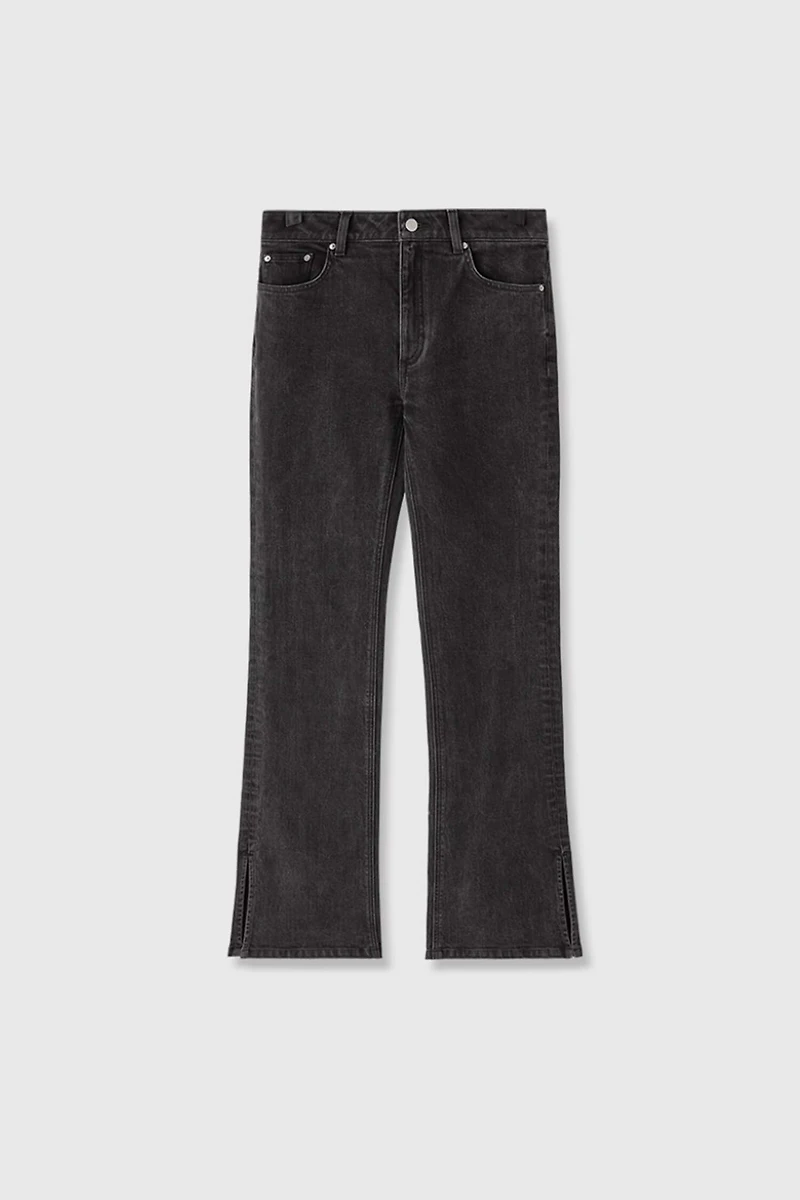 Custom Dye Side-Slit Jeans