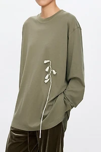 Detachable Floral Cotton Top