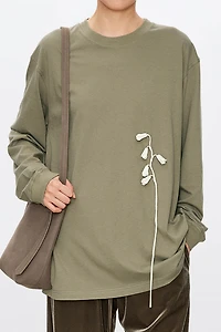 Detachable Floral Cotton Top