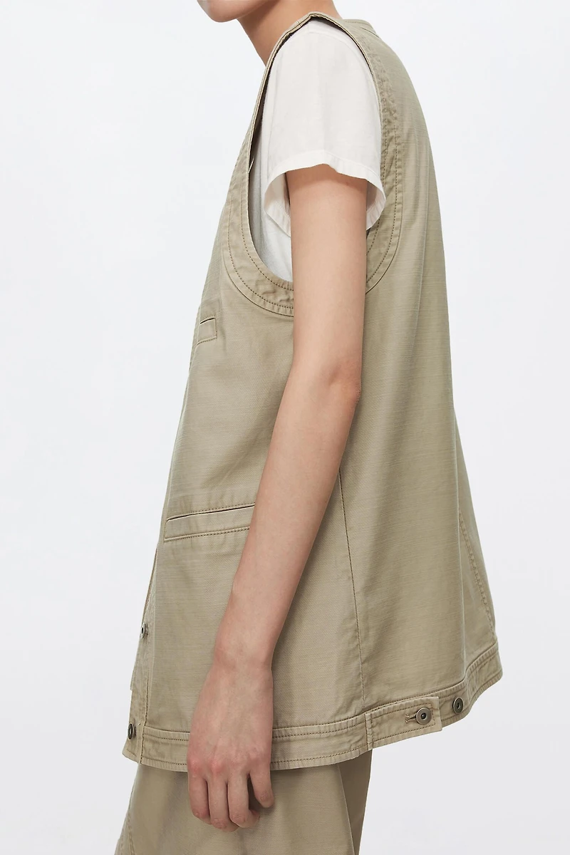 Distressed Utility Vest