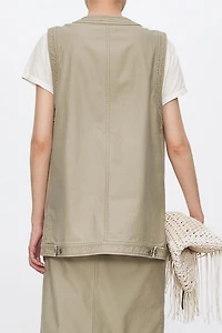 Distressed Utility Vest