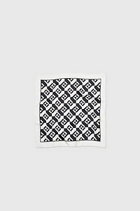 Double-sided Floral Printed Silk Scarf Shawl