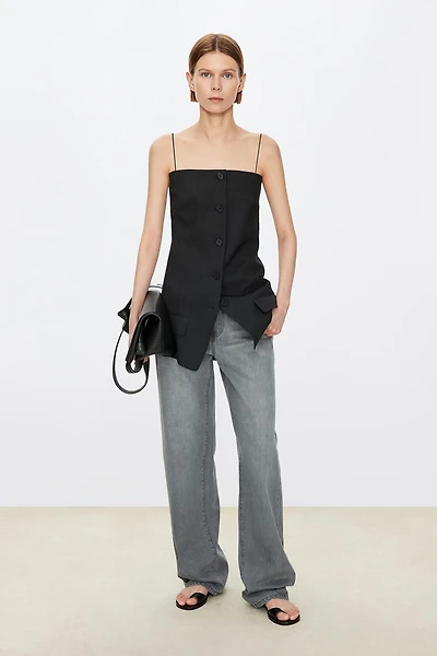 European Fine-Wool Sleeveless Vest