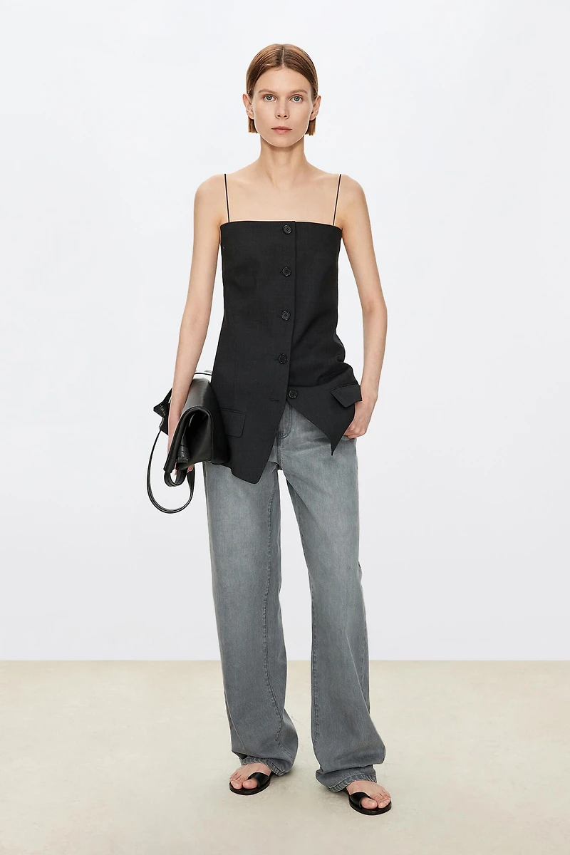 European Fine-Wool Sleeveless Vest