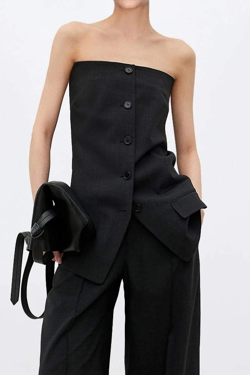 European Fine-Wool Sleeveless Vest