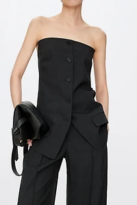 European Fine-Wool Sleeveless Vest
